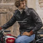 Men's A-2 Black Leather Flight Jacket – Premium Quality