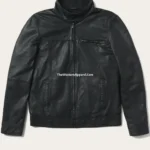 Men's Black Genuine Leather Jacket