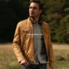 Butter Soft Distressed Camel Leather Jacket (5)
