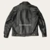 Cody Mens Black Western Leather Trucker Jacket (3)