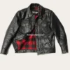 Cody Mens Black Western Leather Trucker Jacket (5)
