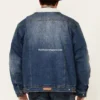 Cowboy Indigo Denim Sherpa Lined Jacket (3)