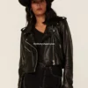 Cowgirl Mercy Biker Black Jacket Leather (1)