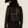 Cowgirl Mercy Biker Black Jacket Leather (2)