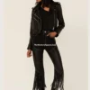 Cowgirl Mercy Biker Black Jacket Leather (3)