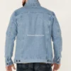 Dallas Mens Light Wash Denim Jacket (1)