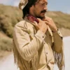 Gold Bison™ Suede Western Fringe Jacket (1)