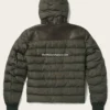 Green River Mens Brown Leather Puffer Jacket (4)