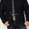 Hawx Men’s Dark Wash Sherpa-Lined Denim Jacket (2)