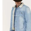 Herdsman Sherpa Lined Light Wash Denim Jacket (3)