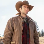 Jamie Dutton Leather Jacket Yellowstone S3