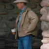 John Dutton Beige Cotton Field Yellowstone Jacket TWA (3)