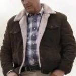 Yellowstone John Dutton (Kevin Costner) Brown Suede Jacket