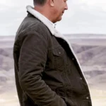 John Dutton (Kevin Costner) Brown Suede Jacket - Yellowstone