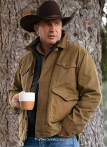 John Dutton Vintage Style Jacket Yellowstone (1)