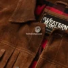 Lordsburg Brown Suede Leather Trucker Jacket (3)