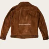 Lordsburg Brown Suede Leather Trucker Jacket (4)