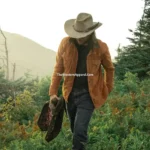 Brown Suede Cowboy Jacket for Men – Western Design