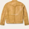 Men’s Camel Brown Real Leather Jacket (2)