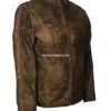 Men’s Classic Stone Brown Western Leather Jacket (2)