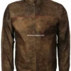 Men’s Classic Stone Brown Western Leather Jacket (4)