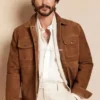 Men’s Cowboy Brown Western Leather Jacket (1)