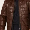 Men’s Leather Puffer Jacket (2)