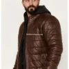Men’s Leather Puffer Jacket (3)