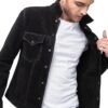 Mens-Scout-Black-Suede-Leather-Trucker-Jacket-2-1