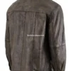 Men’s Stone Classic Western Brown Leather Jacket (2)