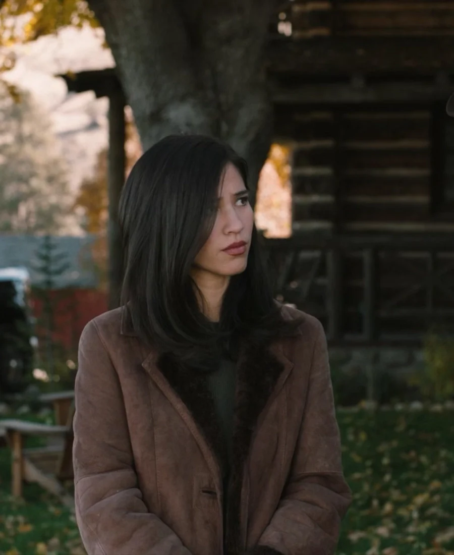 Monica Dutton Suede Leather Coat – Yellowstone Western Style TWA (1)