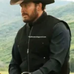 Yellowstone Rip Wheeler Black Wool Vest