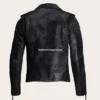 Rock Ridge Mens Black Cowhide Biker Jacket (2)