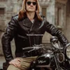 Rodio Fur Collar Black Biker Leather Jacket (2)