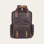 The Gaetano Vintage Leather Backpack Camera Bag