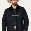 The Giant Dark Wash Sherpa Cord Denim Jacket (4)
