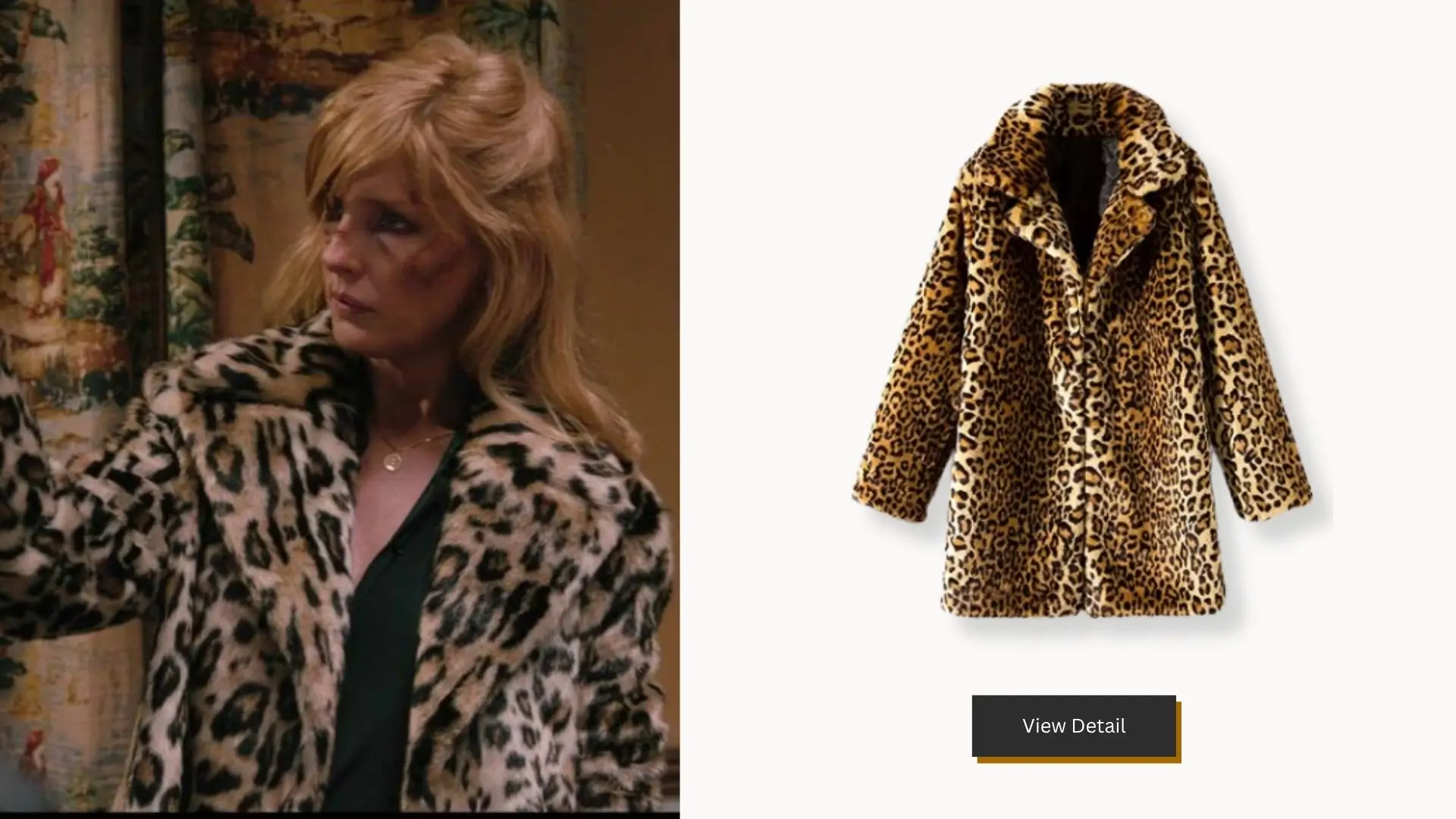 The Western Apparel Beth Dutton Leopard Coat