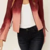 Women's Yellowstone Oak Fringe Leather Jacket (1)