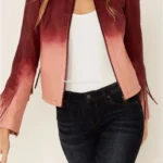 Women's Yellowstone Oak Fringe Leather Jacket