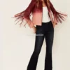 Women's Yellowstone Oak Fringe Leather Jacket (3)