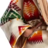 Yellowstone Beth Dutton Printed Wool Cropped Cloak Western Apparel (5)