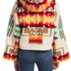 Yellowstone Beth Dutton Printed Wool Cropped Cloak Western Apparel (7)