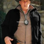 Yellowstone John Dutton Black Bomber Jacket