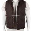 Yellowstone John Dutton Brown Quilted Vest (2)