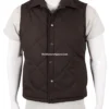Yellowstone John Dutton Brown Quilted Vest (3)