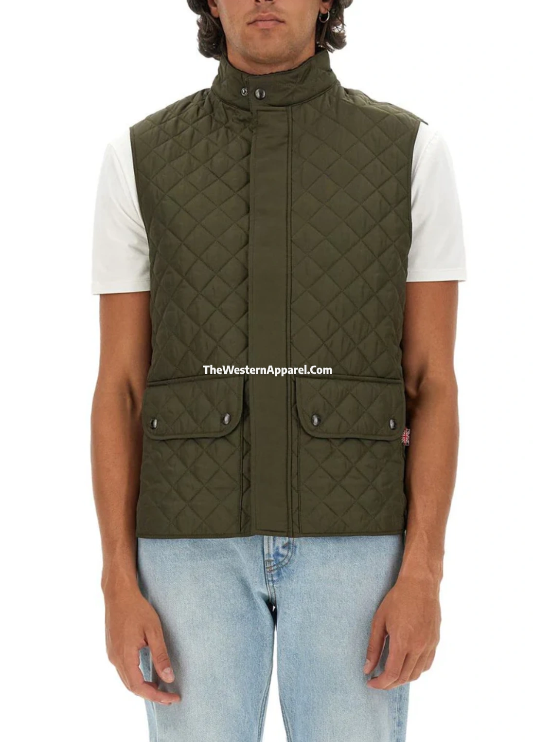 Yellowstone-John-Dutton-Green-Quilted-Vest-Western-Apparel-5