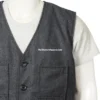 Yellowstone John Dutton S05 Grey Vest (5)
