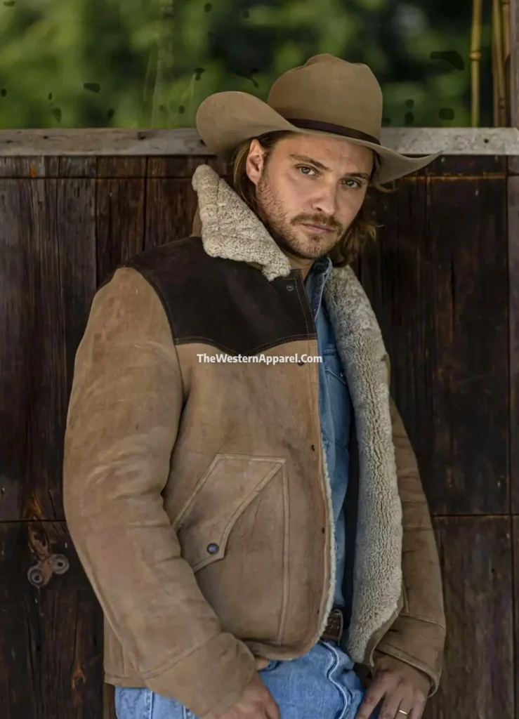Yellowstone Kayce Dutton Suede Leather Jacket 4