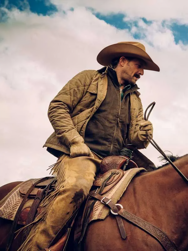 Yellowstone Young John Dutton Quilted Jacket Josh Lucas