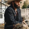 Yellowstone Colby Jacket | Navy Blue Denim mean image